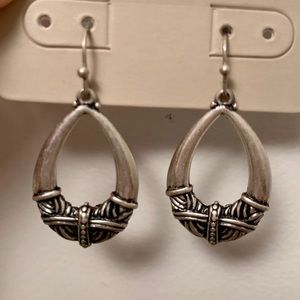 Silver dangle earrings